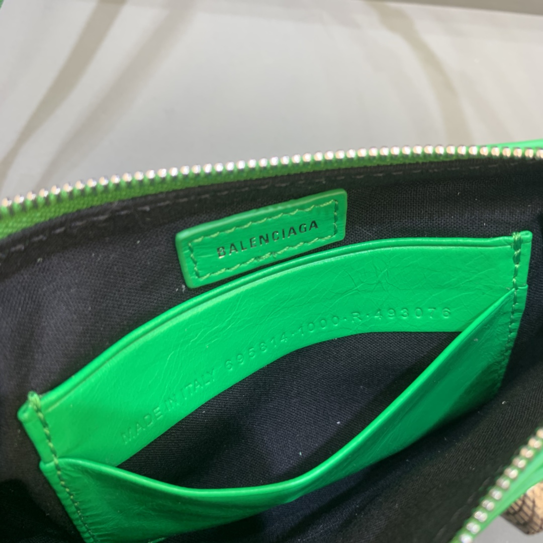 Balenciaga Le Cagole Mini Bag With Chain Shoulder Bag Green